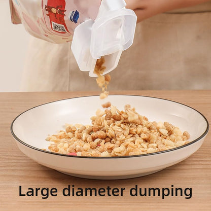 Large Size Sealing Clip with Cover – Double Groove Design – White