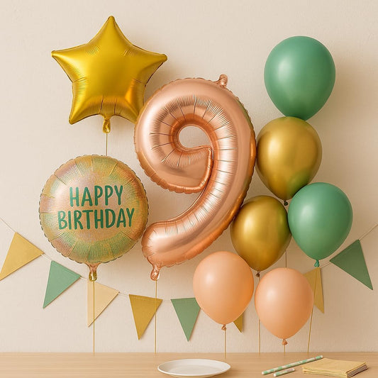 Foil Balloon Happy Birthday Party Decoration - Large, Metallic, Colorful, Durable, Easy to Inflate for Home, Venue, & Event Celebrations, Amazon.ae