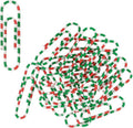 144 Pieces 20 Plastic Coated Paper Clips (50mm Assorted Colors)