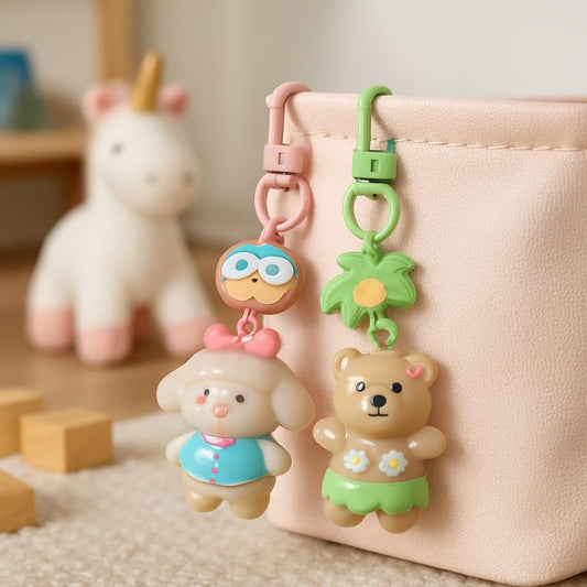 Cartoon Animal Series: Sheep and Unicorn Pack of 2