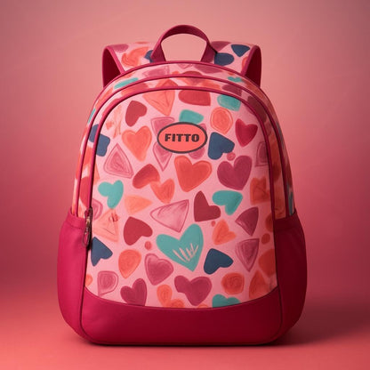 School Bag 45x32CM Red for Kids and Students