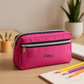 96 Pieces Pencil Cases (20x6.5x11cm Pink – School Supplies Organizer – Office Stationery Holder)