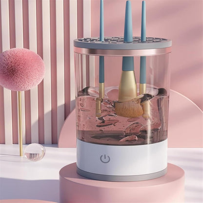 Brushly Pro Automatic Spinning Makeup Brush Cleaner – Sonic Vibration Deep Cleansing Machine for All Brush Sizes