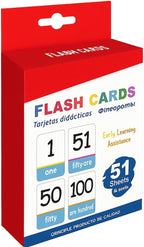 120 Pieces 36 Sheets Number Series Flash Cards (12x7.7cm Educational Tool)