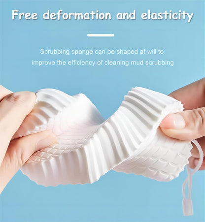 Super Soft Exfoliating Bath Sponge - Ultra Soft 3D Cartoon Embossing Magic Bath Sponge, Body Scrubber for Smooth, Healthy Skin, Gentle and Reusable