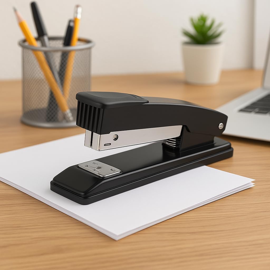 120 Pieces Classic Staplers (Black – 20-Sheet Capacity – Full-Strip Metal Stapler for Office – School – and Home Use – Heavy Duty – 24/6 and 26/6 Compatible – Durable Desk Stapler for Paper and Documents)