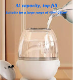 60 Pieces Humidifiers (Bedroom Desktop – USB – Night Light – Ultrasonic Mini Air – Adjustable Mist – Auto Shut-off – Green)