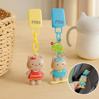96 Pieces Cartoon Cat and Bear Characters - Fun Animal Series Pack of 2s