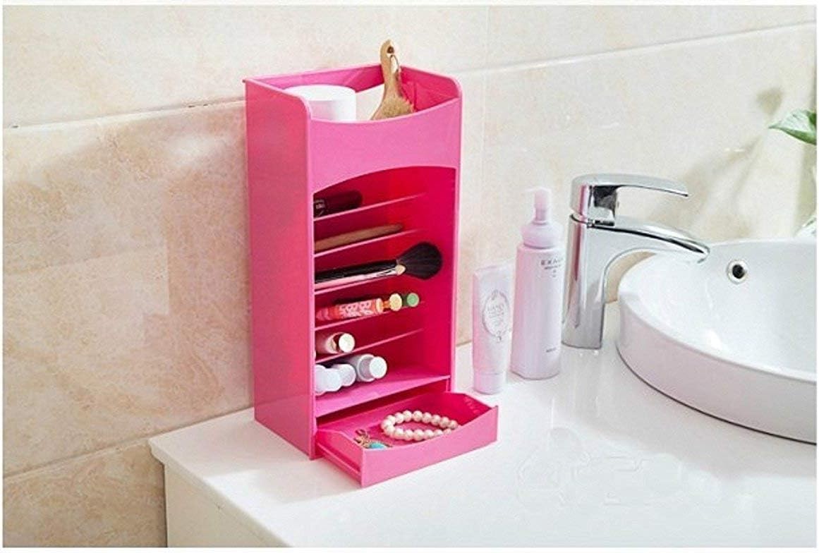 72 Pieces Cosmake Cosmetic Storages (Organizer – Multi-Layer Adjustable Rack – Drawer – for Nail Polish – Lipstick – Brushes)