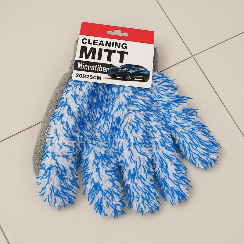 96 Pieces Car Washing Gloves (30x25cm – Microfiber Cleaning Mitt for Auto Detailing – Scratch-Free Wash Mitt)