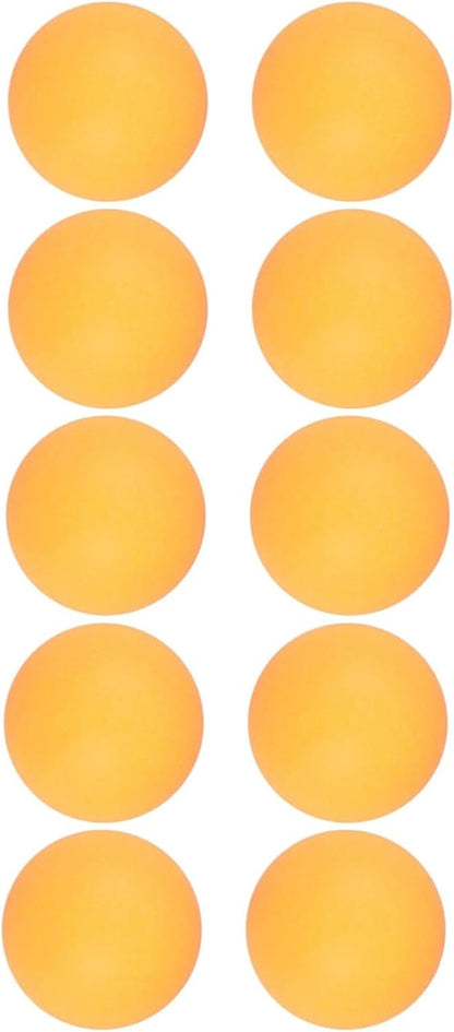 Table Tennis Balls 10PCS/Card – White & Orange Indoor Outdoor Ping Pong Balls, Sport & Recreational Game Accessories