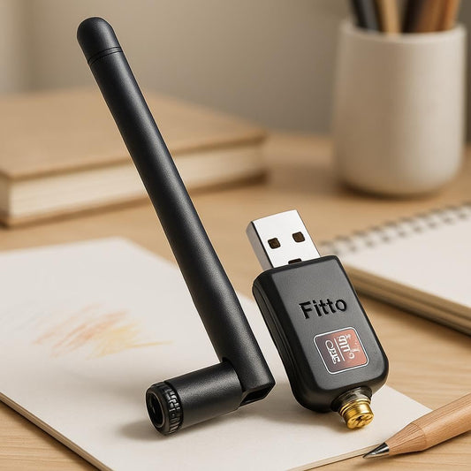 Wireless USB Adapter for PC & Laptop High-Speed WiFi Dongle
