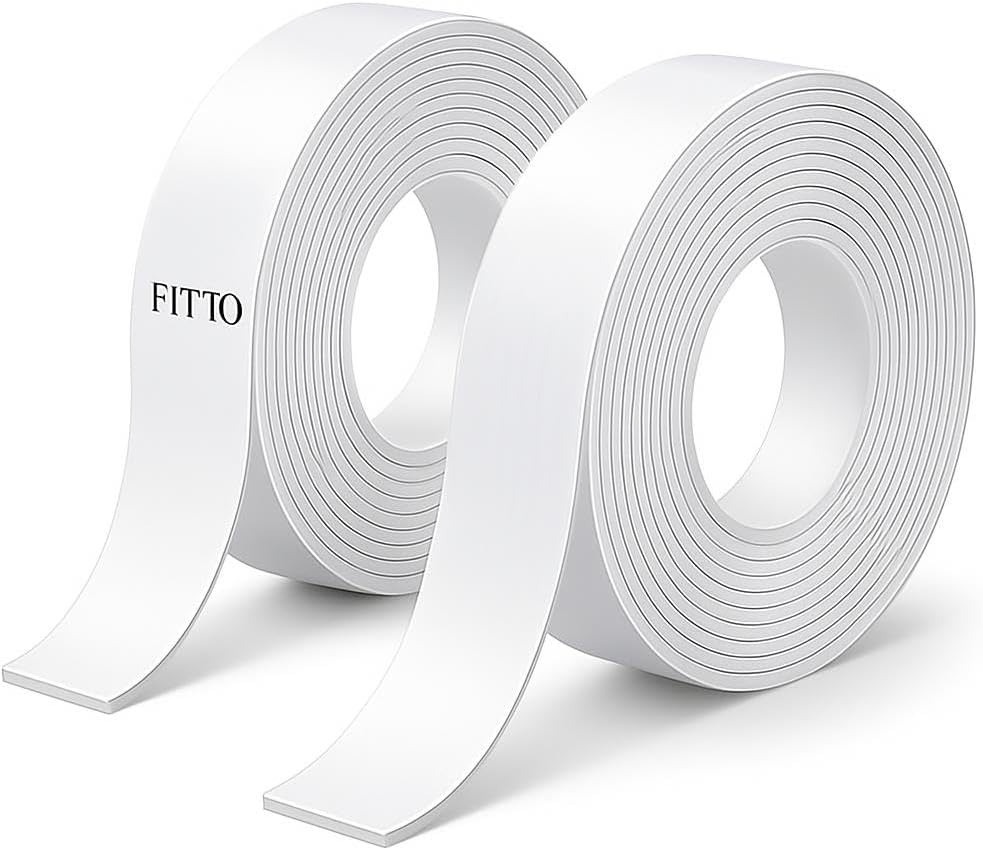 Transparent Sticky Tape 2 Pieces 24mmx30m Adhesive for Office, Home & Crafts