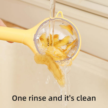 Ergonomic Peeling Knife - Green & Transparent