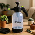 96 Pieces 2 Litre Spray Bottles with Green Trigger and Clear Container