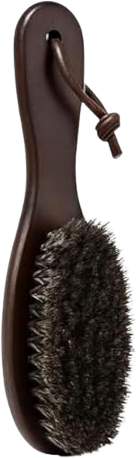 96 Pieces Beech Wood Shoe Brush Brown - Natural Bristle Shoe Polish Brushes for Leather Shoes (Boots – Shoe Care & Cleaning)
