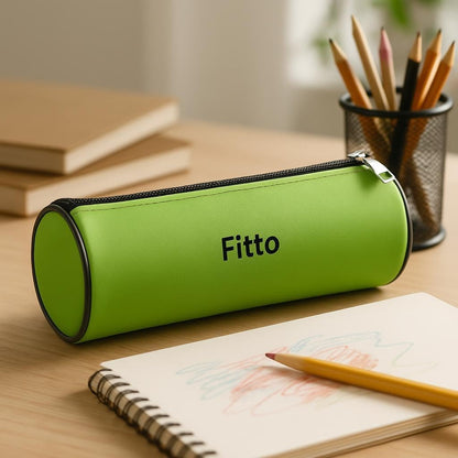 Green Pencil Case 21x6cm – School, Office Stationery Organizer