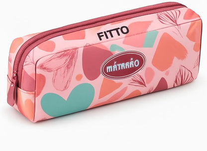 Red Pencil Case 20x6x6cm Stationery Organizer for Pens & Pencils