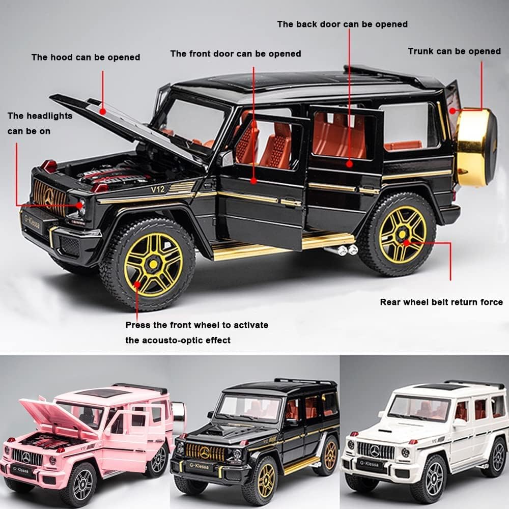 1:24 Scale Mercedes Benz Model Car – Black Toy Car for Kids, Boys, and Girls – Die-Cast Metal, Perfect Gift for Boys, Girls, and Car Enthusiasts – High-Quality Kids’ Gift