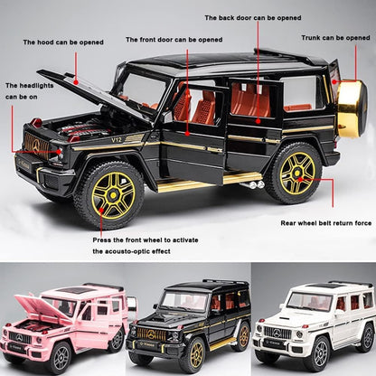 1:24 Scale Mercedes Benz Model Car – Black Toy Car for Kids, Boys, and Girls – Die-Cast Metal, Perfect Gift for Boys, Girls, and Car Enthusiasts – High-Quality Kids’ Gift