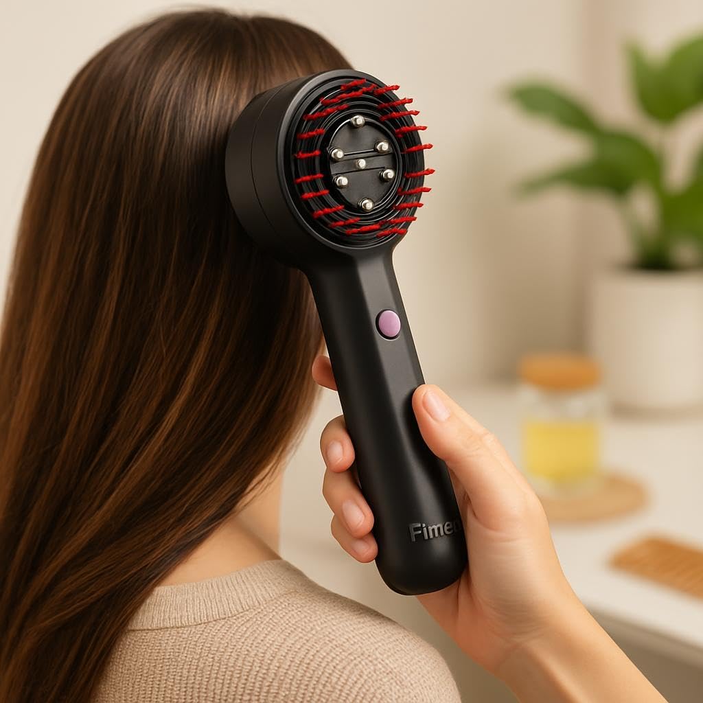 48 Pieces 3-in-1 Electric Hair Oil Applicator & Scalp Massagers (Black)