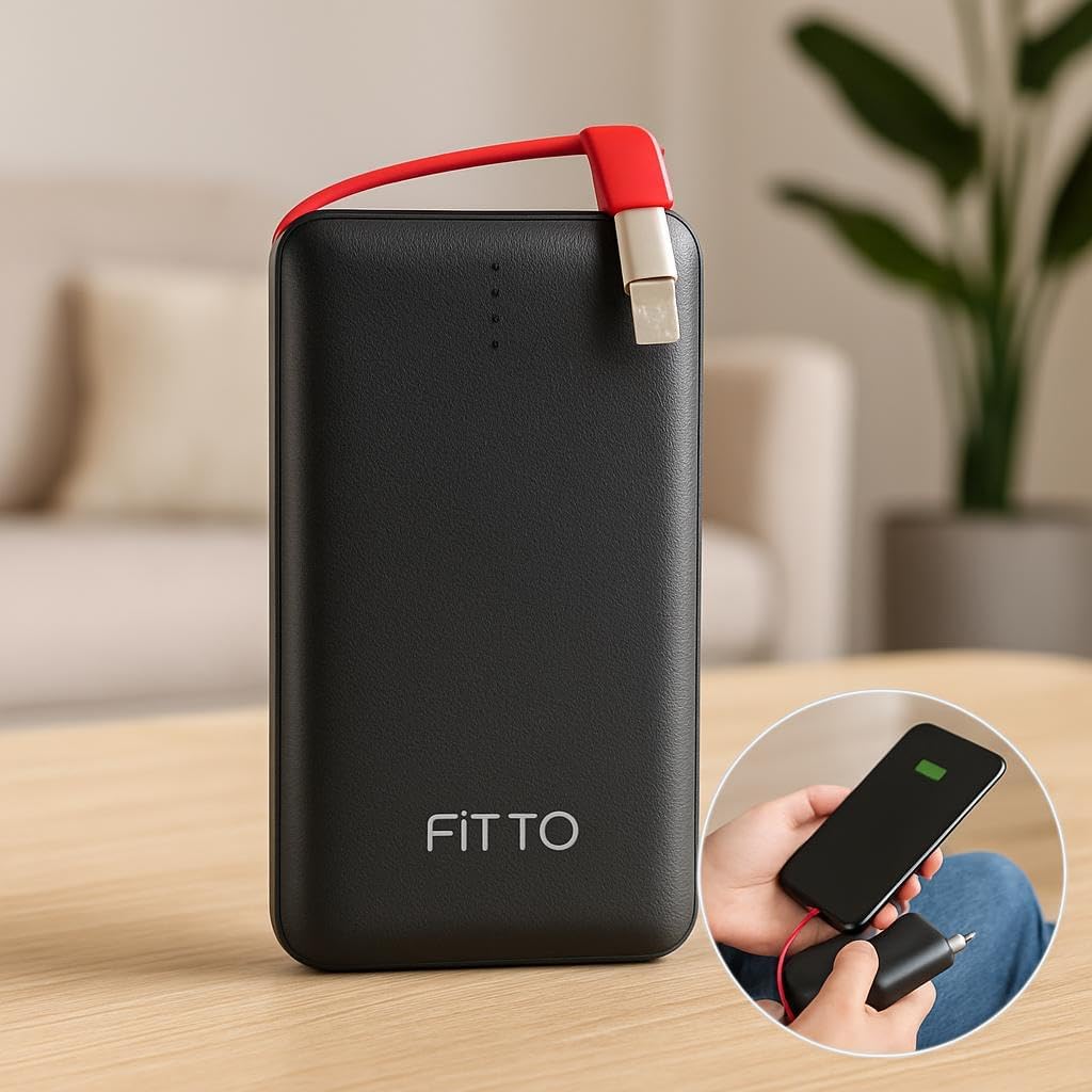 72 Pieces 15000 mAh Power Banks with Type C and Lightning (Black)