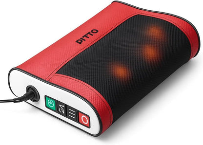 Electric Shiatsu Infrared Heating Massage Pillow with 3 Modes – Deep Tissue Neck, Shoulder, Back Pain Relief, Adjustable Heat & Smart Timer