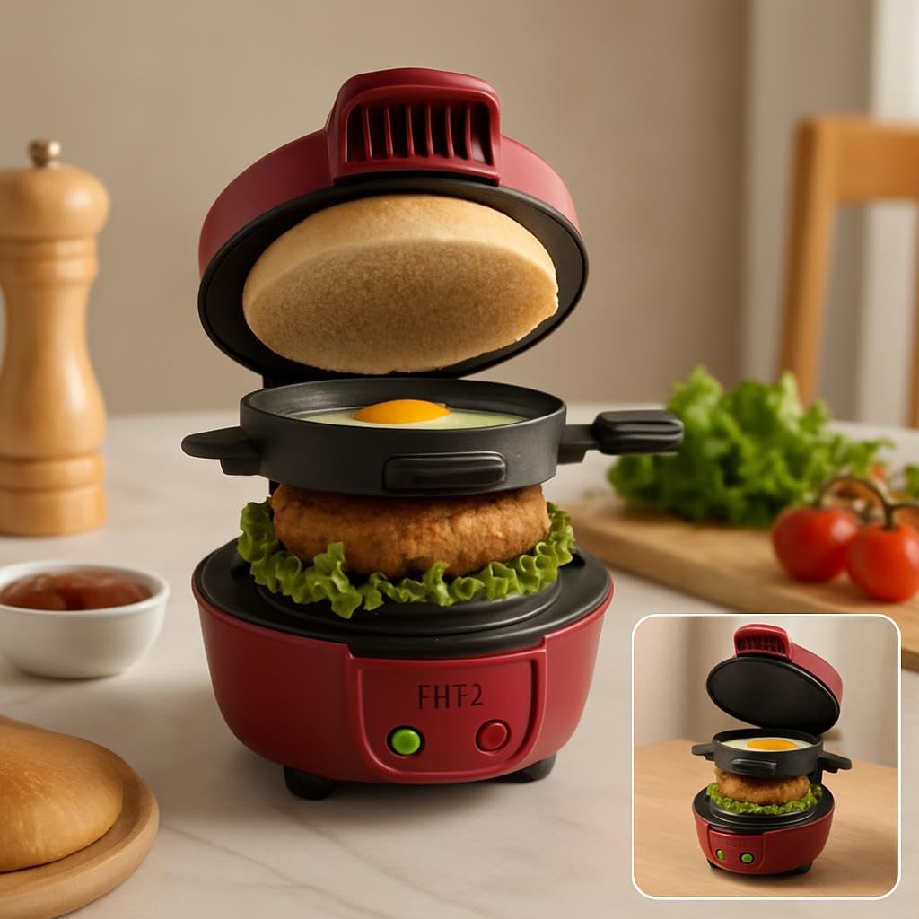 48 Pieces Heavy-Duty Grill Press & Burger Patty Makers for Home and Commercial Use (Red)
