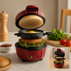 48 Pieces Heavy-Duty Grill Press & Burger Patty Makers for Home and Commercial Use (Red)