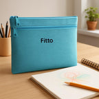144 Pieces Zipper Bags for A4 Sheets (29.7x21cm Blue – Office Storage – Document & Paper Carrier)