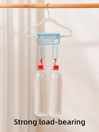 Folding Shoe Rack, Standing And Hanging Options, Space-Saving Design – Blue & Pink – 2-Pack