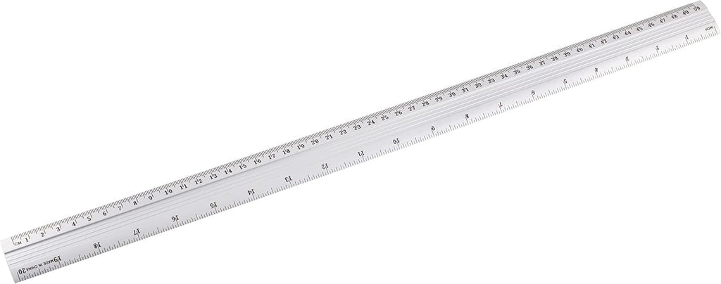 120 Pieces Aluminum Rulers (50cm – Metric Measuring Tool for School – Office – and Crafting)