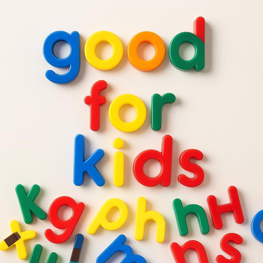 96 Pieces Magnetic English Letters 26 Pieces (Lower Case – Assorted Colors for Home & Classroom)