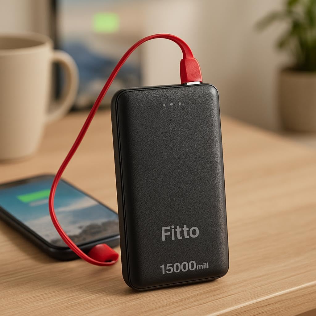 72 Pieces 15000 mAh Power Banks with Type C and Lightning (Black)