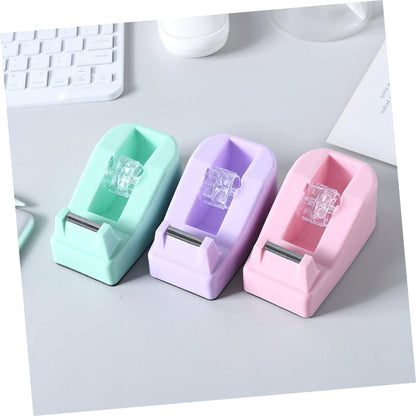 Tape Dispenser 1 PC 102MM X 60MM X 43MM, Assorted Colors, Office and Home Use