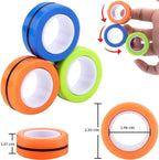 120 Pieces Magnetic Rings - Unique and Fun Novelty Toys for Stress Relief and Entertainment