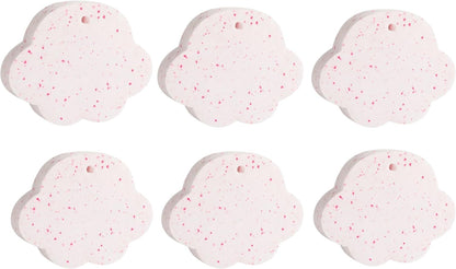 PVA Cat Paw Scrubbing Sponge – Soft, Absorbent, White & Pink, Pack of 6