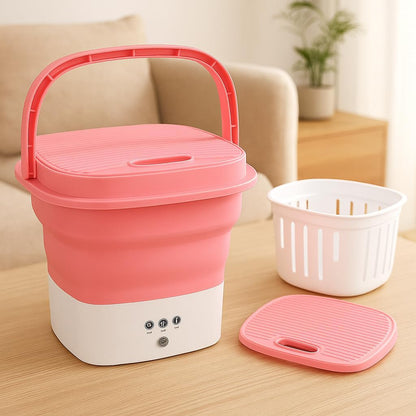 Portable Washing Machine, 5L Capacity, Compact & Lightweight, Ideal for Small Loads, Travel, Apartments, Dorms, & RV Use – Energy-Efficient and Convenient for On-the-Go Cleaning