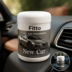 120 Pieces Solid Car Air Freshener New car Scents (Long Lasting Gel Odor Eliminator for Car Interior and Dashboard – 200gms)