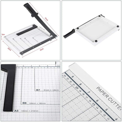 Paper Cutter 30x25cm Precision Cutting Tool for Office & Crafts