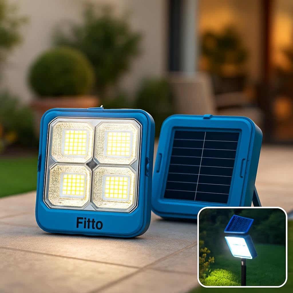96 Pieces 100W Solar LED Light - Bright Outdoor Lightings for Gardens (Patios – and Pathways)