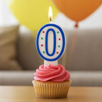 240 Pieces Birthday Candle Number 0s (Cake Decoration Candle for Milestone Birthdays - Party Supplies for Birthday Cakes – UAE)