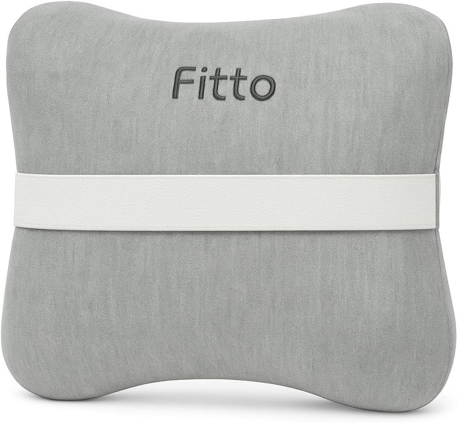 Car Neck Pillows, Soft Slow-Rebound Memory Foam Headrest, Grey