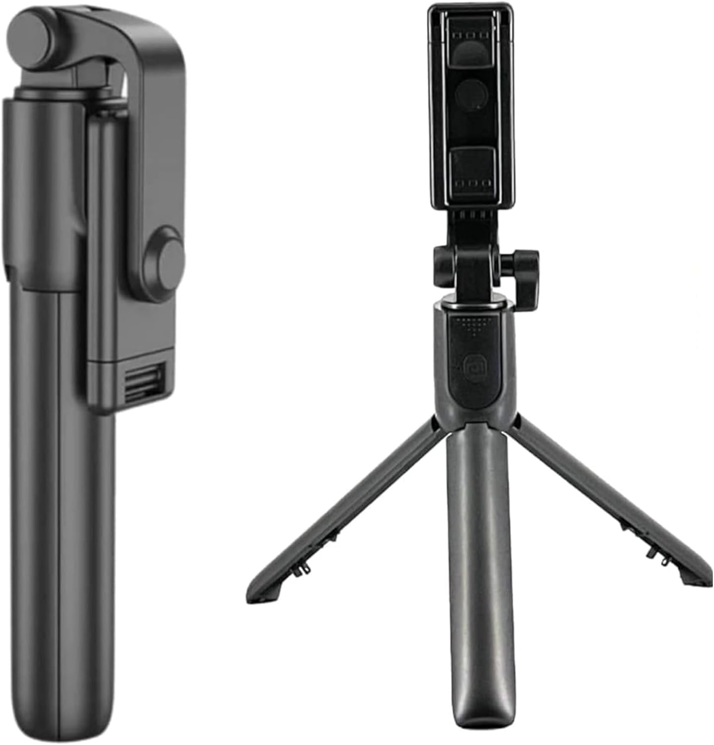 96 Pieces Bluetooth Integrated Selfie Sticks for Mobile Phones (19.5 - 100cm – Black)