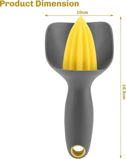 Manual Juicer Lemon Squeezer - Professional Citrus Press for Fresh Juice Extraction - Ergonomic Design for Maximum Juice Yield - Ideal for Lemons, Limes, and Oranges