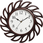 60 Pieces Elegant Rotating Wheel Design Wall Clock -s (12-Inch Quartz Wall Clock with Premium Plastic Build – Durable and Long-lasting – Perfect Gift for Housewarmings – Weddings – and Home Décor Enhancements)