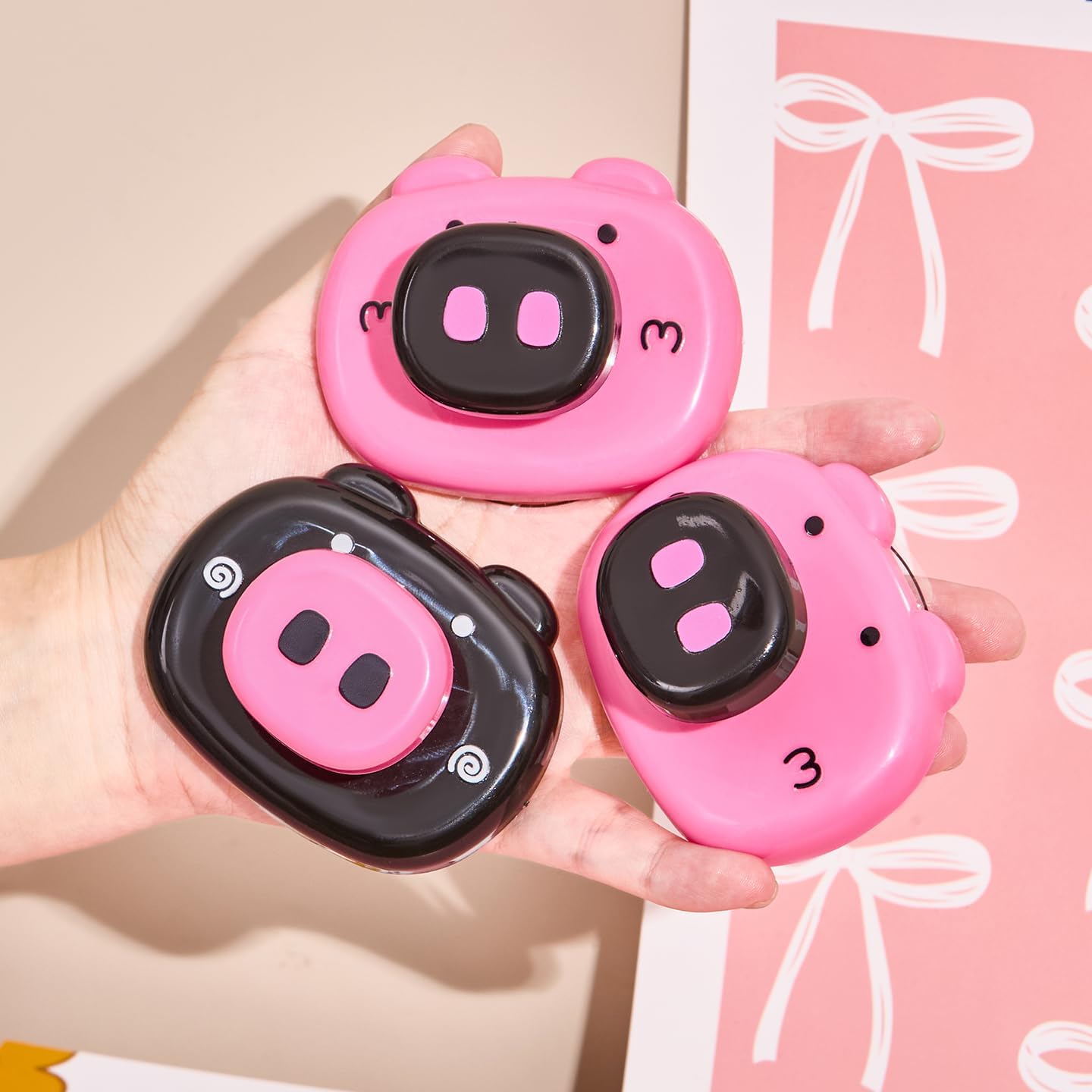 144 Pieces Cartoon Suction Cup Hooks (Fun Black and Rose Red Design Pack Of 2)