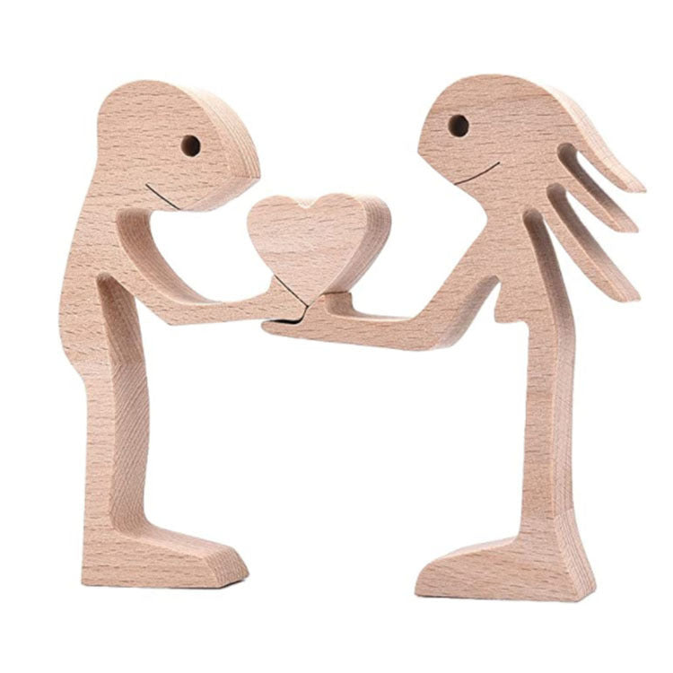Eco-Friendly Wooden Animal Figurines - Sustainable Home Decor
