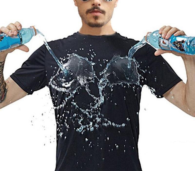 Quick-Dry Waterproof Couple T-Shirts - Stay Dry & Stylish