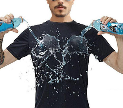 Quick-Dry Waterproof Couple T-Shirts - Stay Dry & Stylish